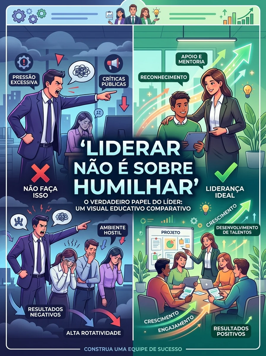 Liderar não é humilhar